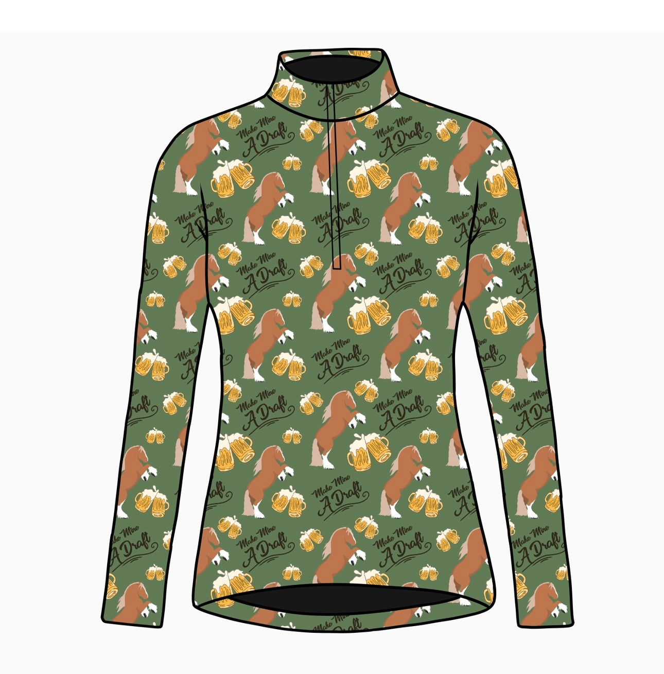 PREORDER Draft long sleeve quarter zip