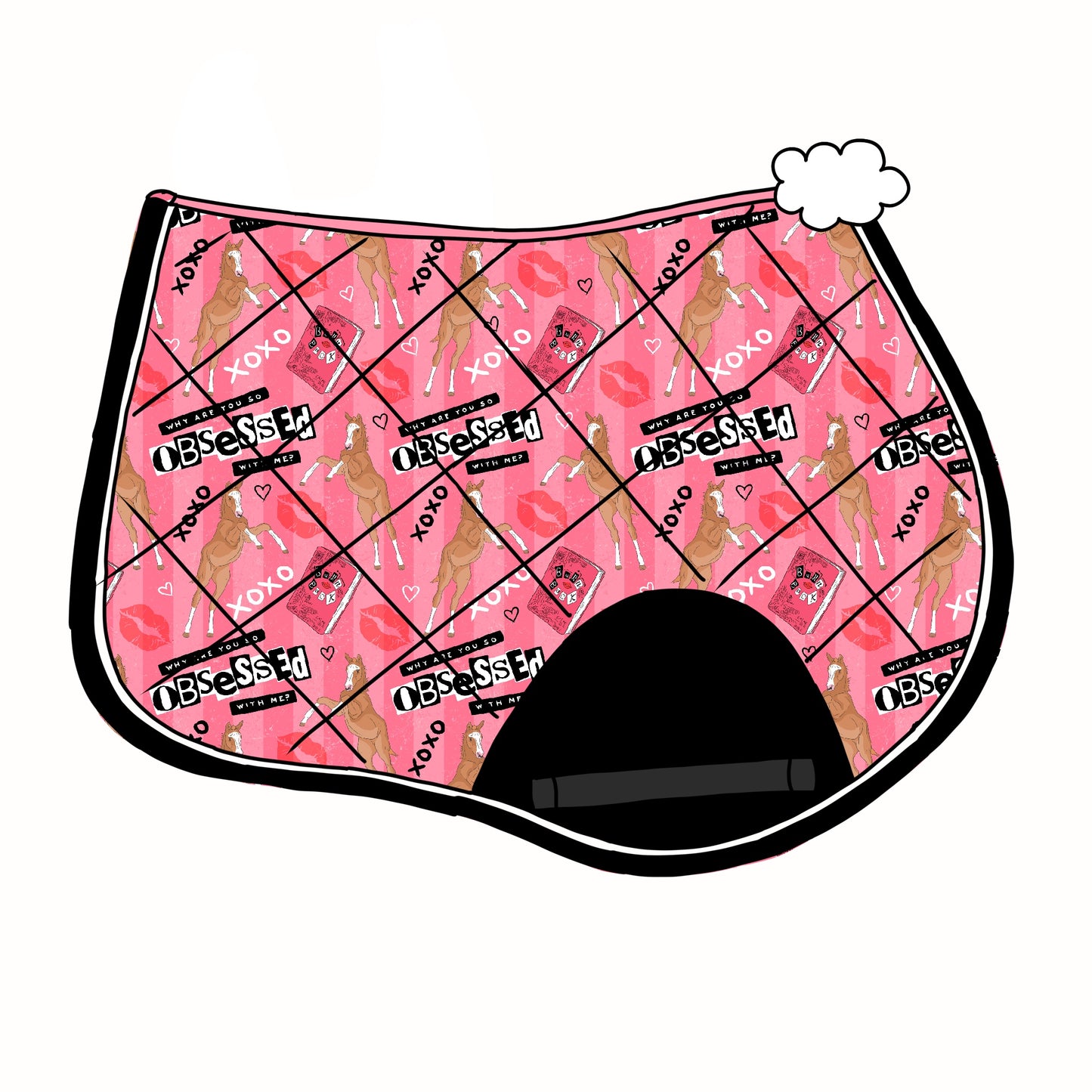 PRE ORDER mean girls saddle pad jump/dressage