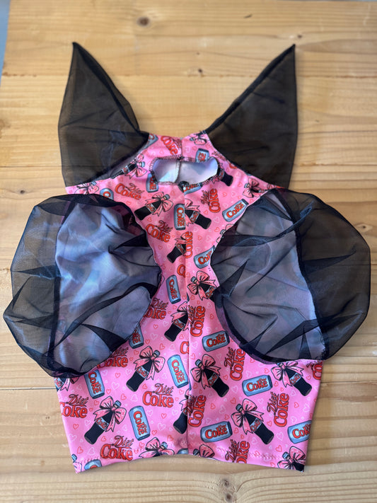 Diet Coke Lycra fly mask