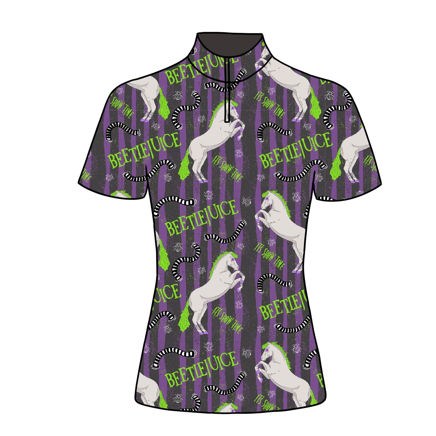 PREORDER beetle short sleeve quarter zip