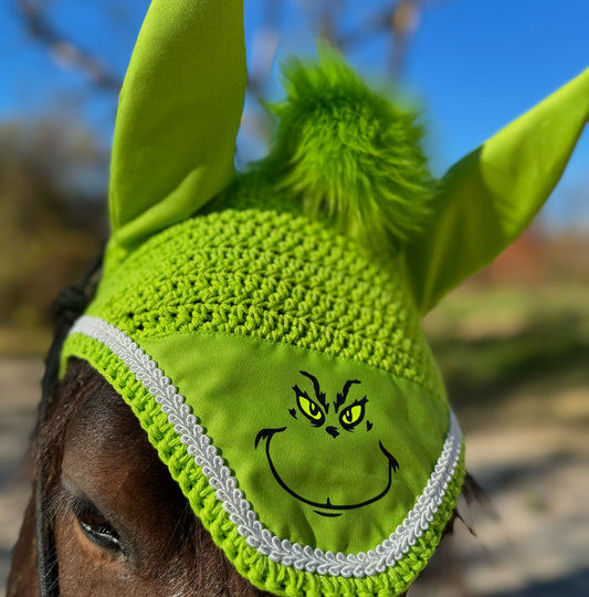 Grinch fly bonnet