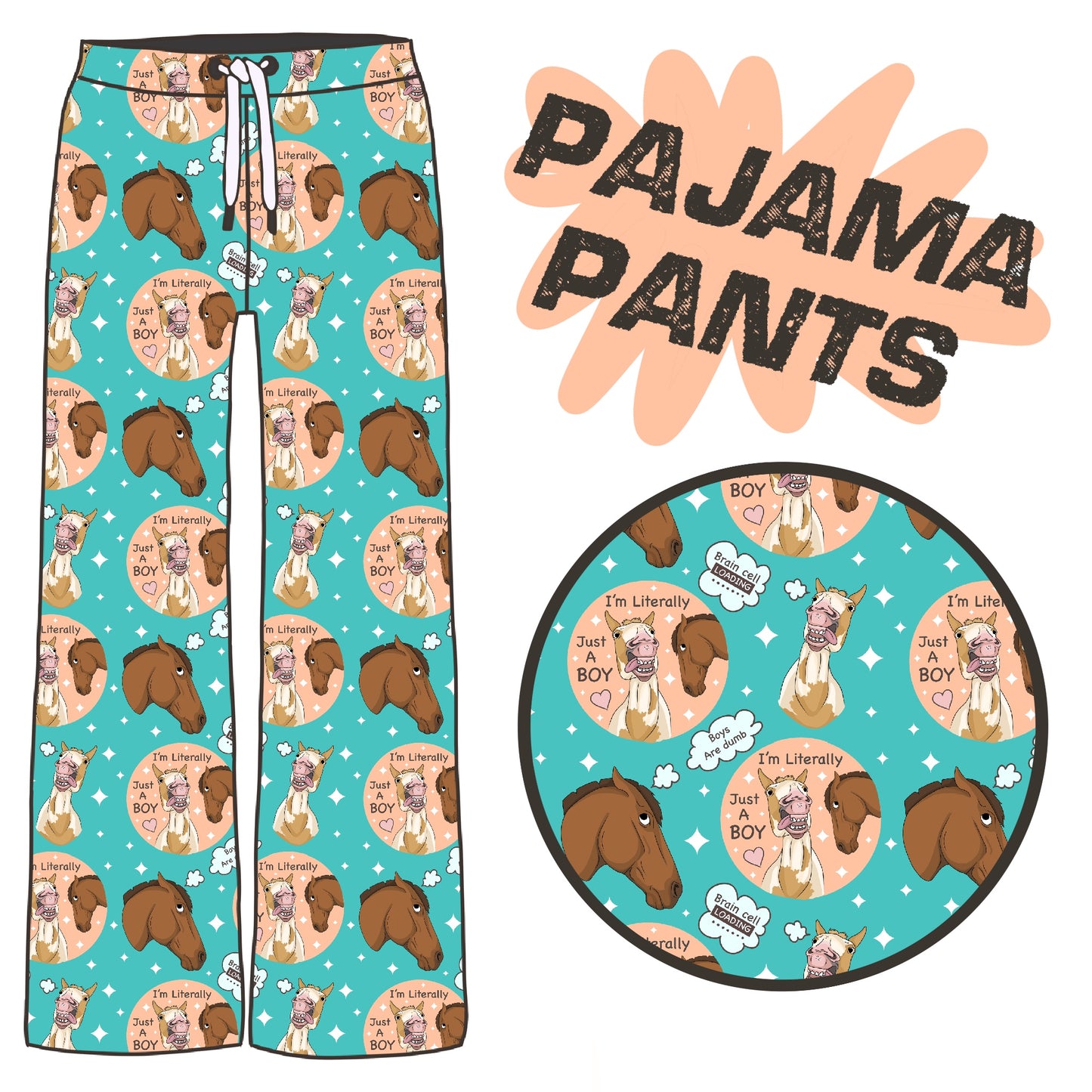 PREORDER boys are dumb pj pants