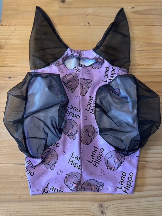 Land hippo Lycra fly mask