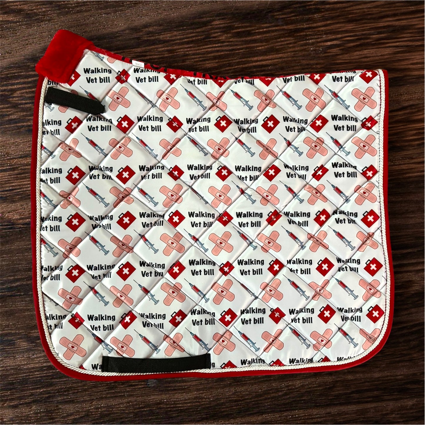 Walking vet bill dressage pad