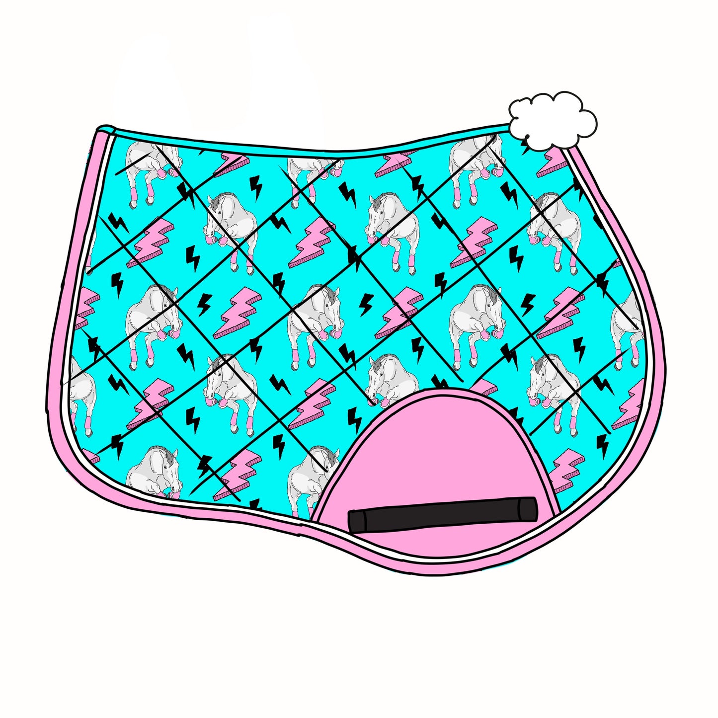 PREORDER Lightning jumper saddle pad
