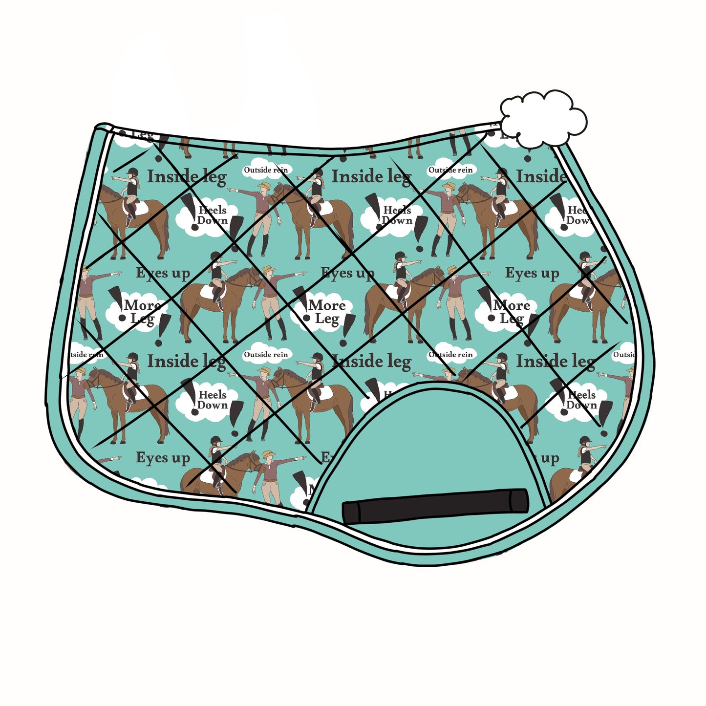 PREORDER trainer saddle pad