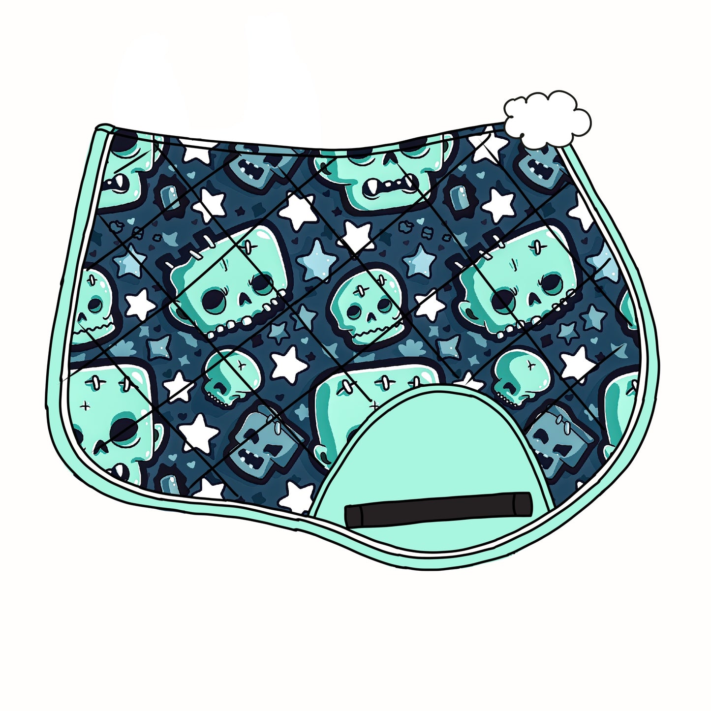 PREORDER Frankenstein saddle pad