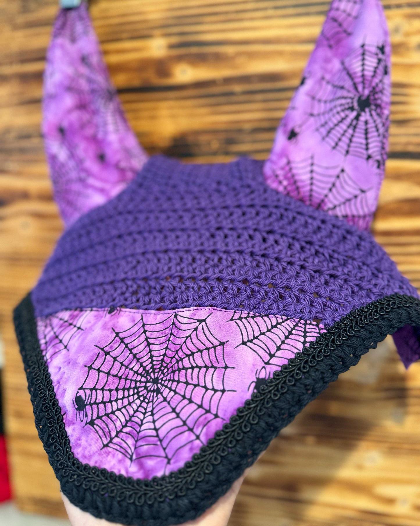 Spiderweb fly bonnet