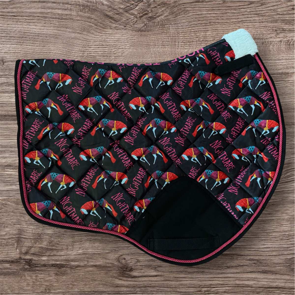 Nightmare jump cut saddle pad