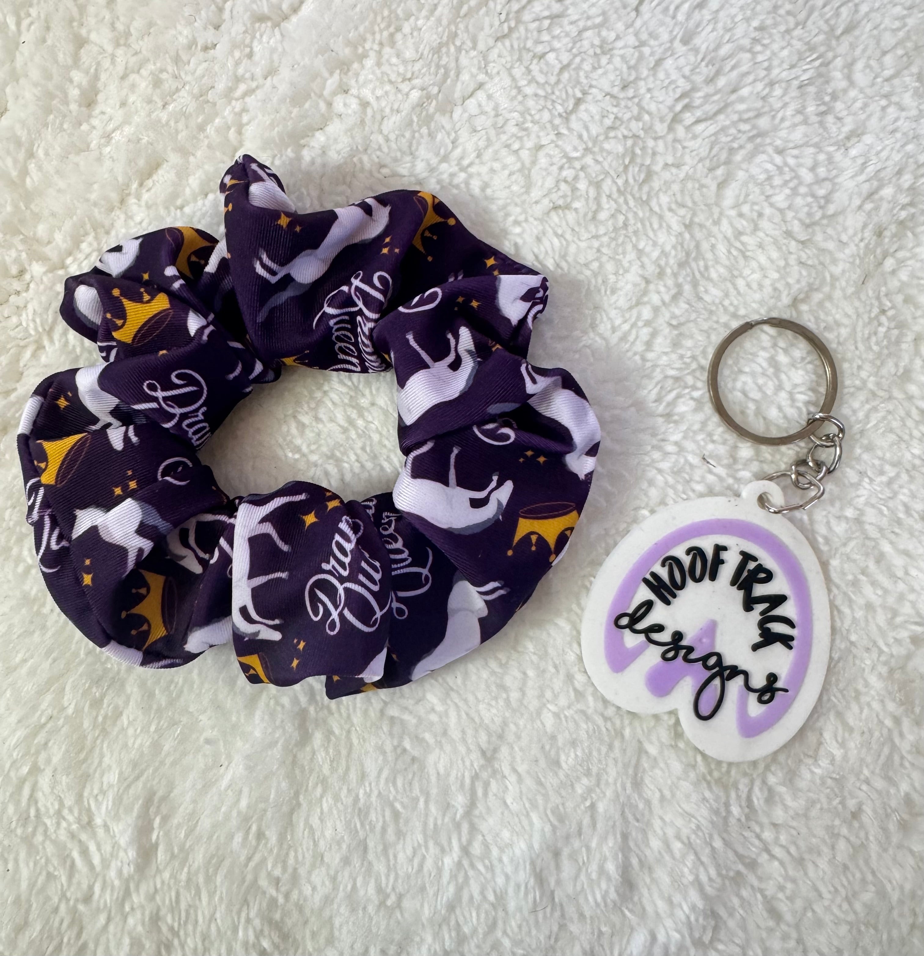 Drama queen large hair scrunchie (1pack) – Hoof Track Designs