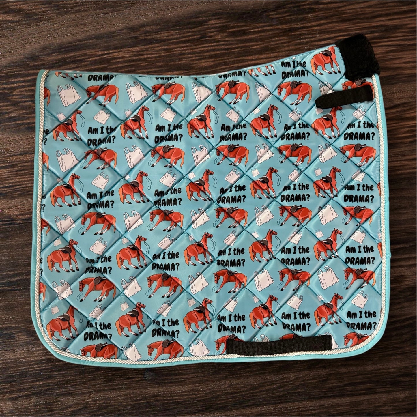 PREORDER Am I the drama saddle pad jump/dressage