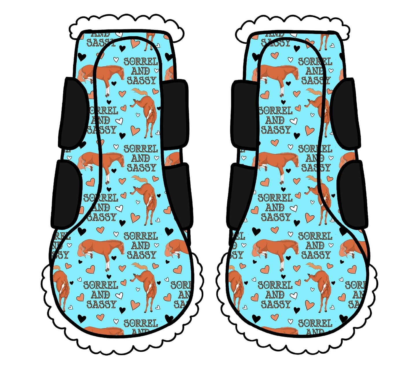 PREORDER sorrel and sassy blue brush boots